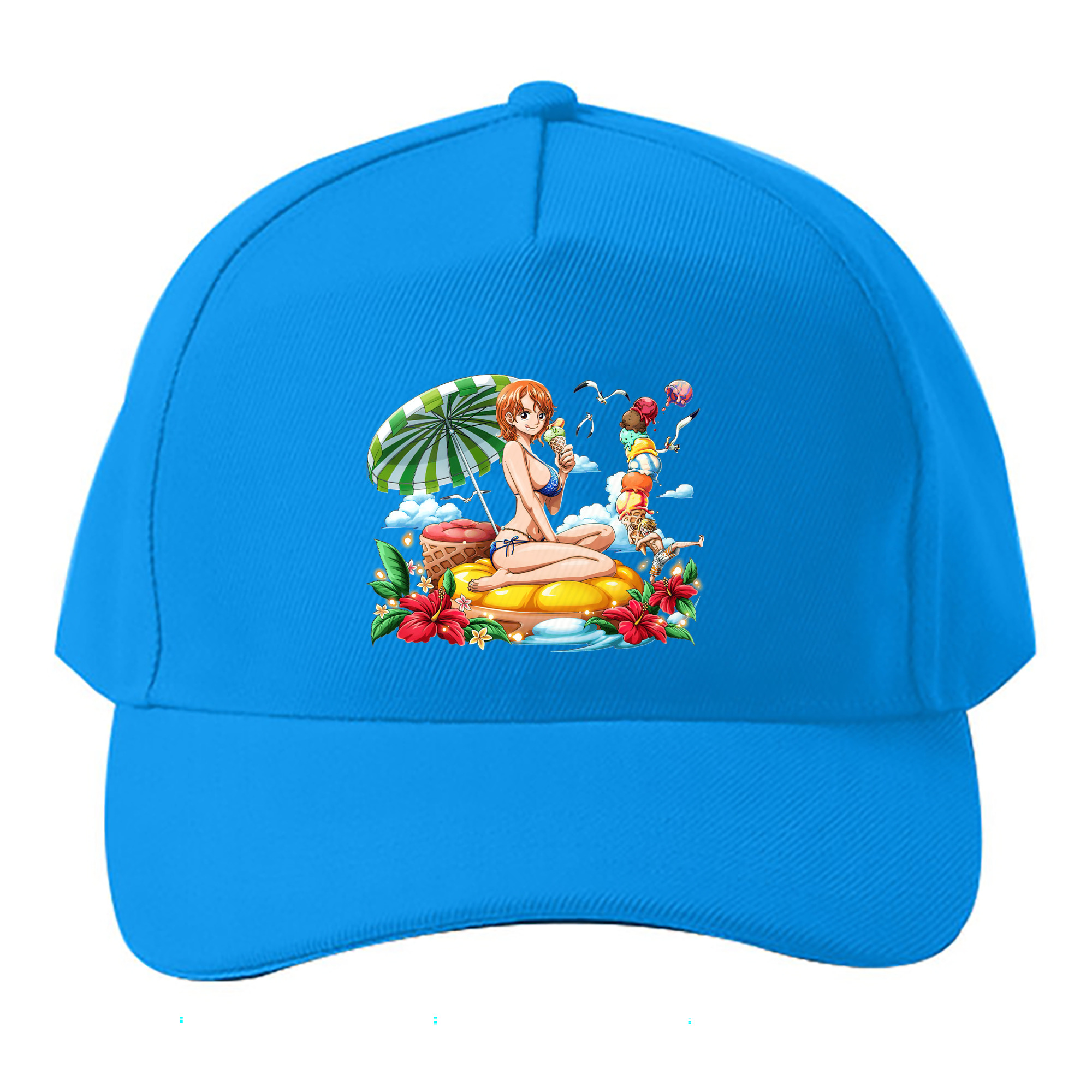 （画像用） ワンピース ナミ ONE PIECE Nami ベースボールキャップ 綿100％ 男女兼用 帽子 スポーツ